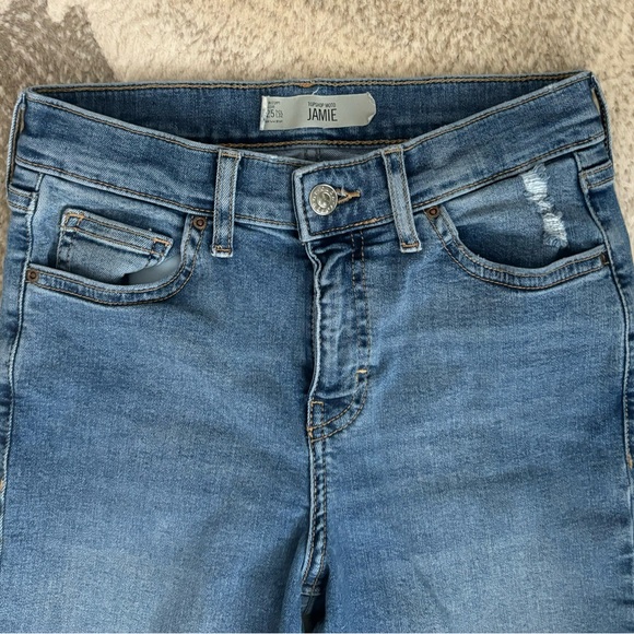 TOPSHOP | Skinny Leg Jamie Jegging with Knee Rips - Picture 2 of 4